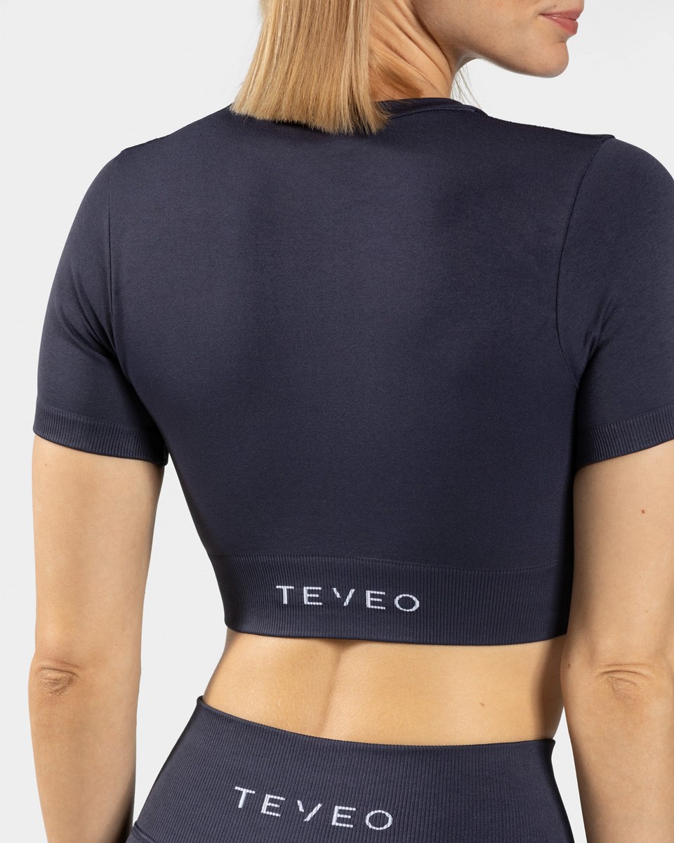 TEVEO Sensation Crop Top Tmavě Blankyt | HCZI-59830