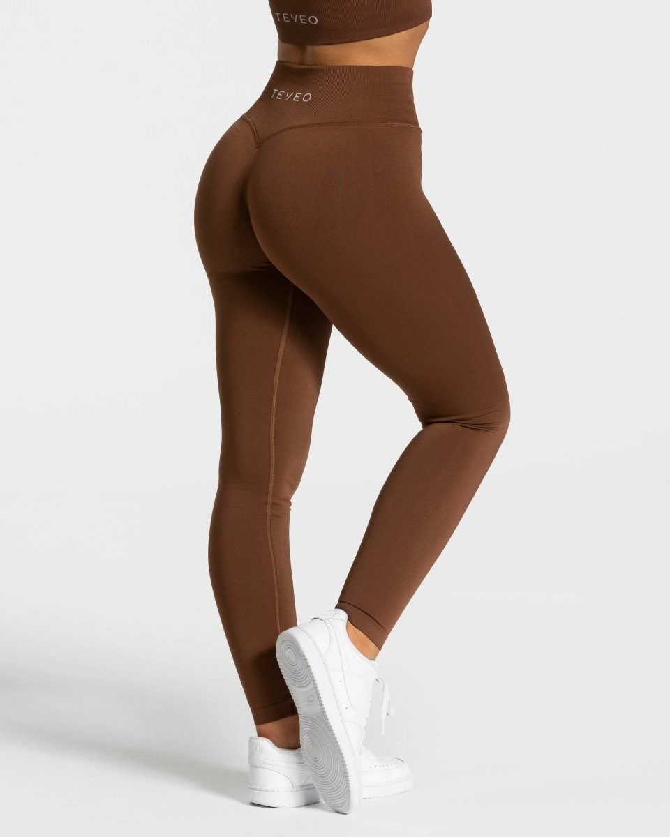 TEVEO Sensation Leggings Karamell | UZWH-91056