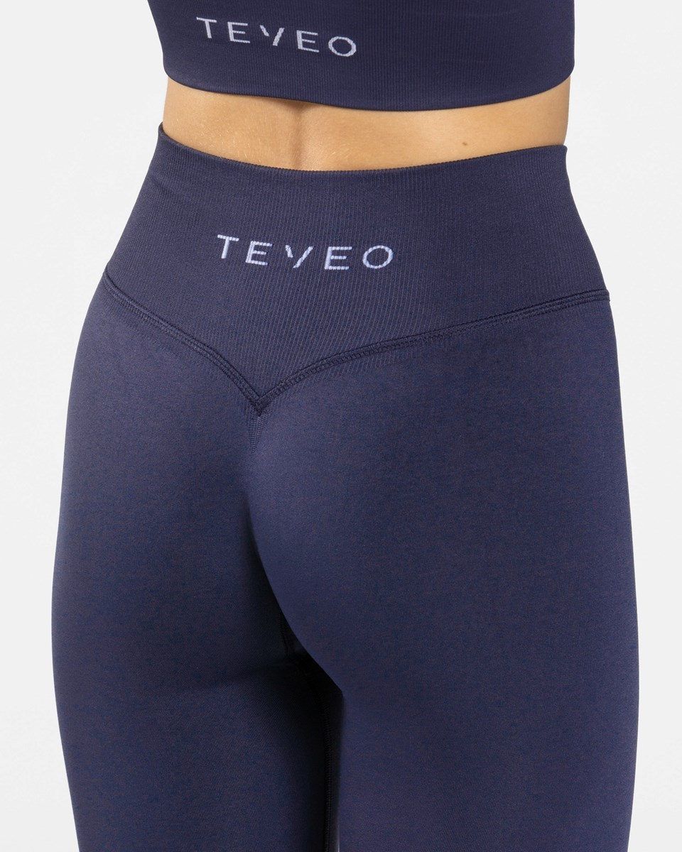 TEVEO Sensation Leggings Tmavě Blankyt | PVUO-27485