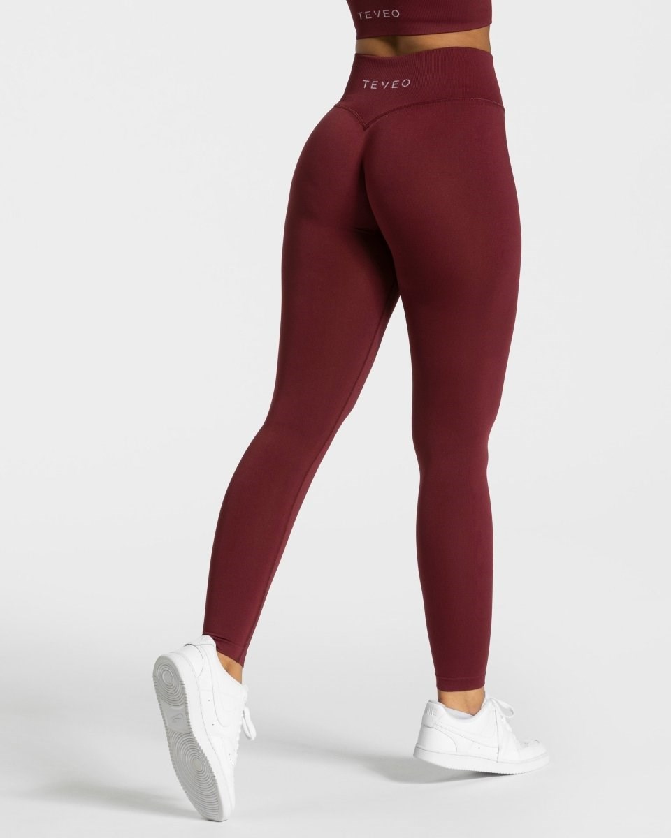 TEVEO Sensation Leggings Červené | DZOM-93482