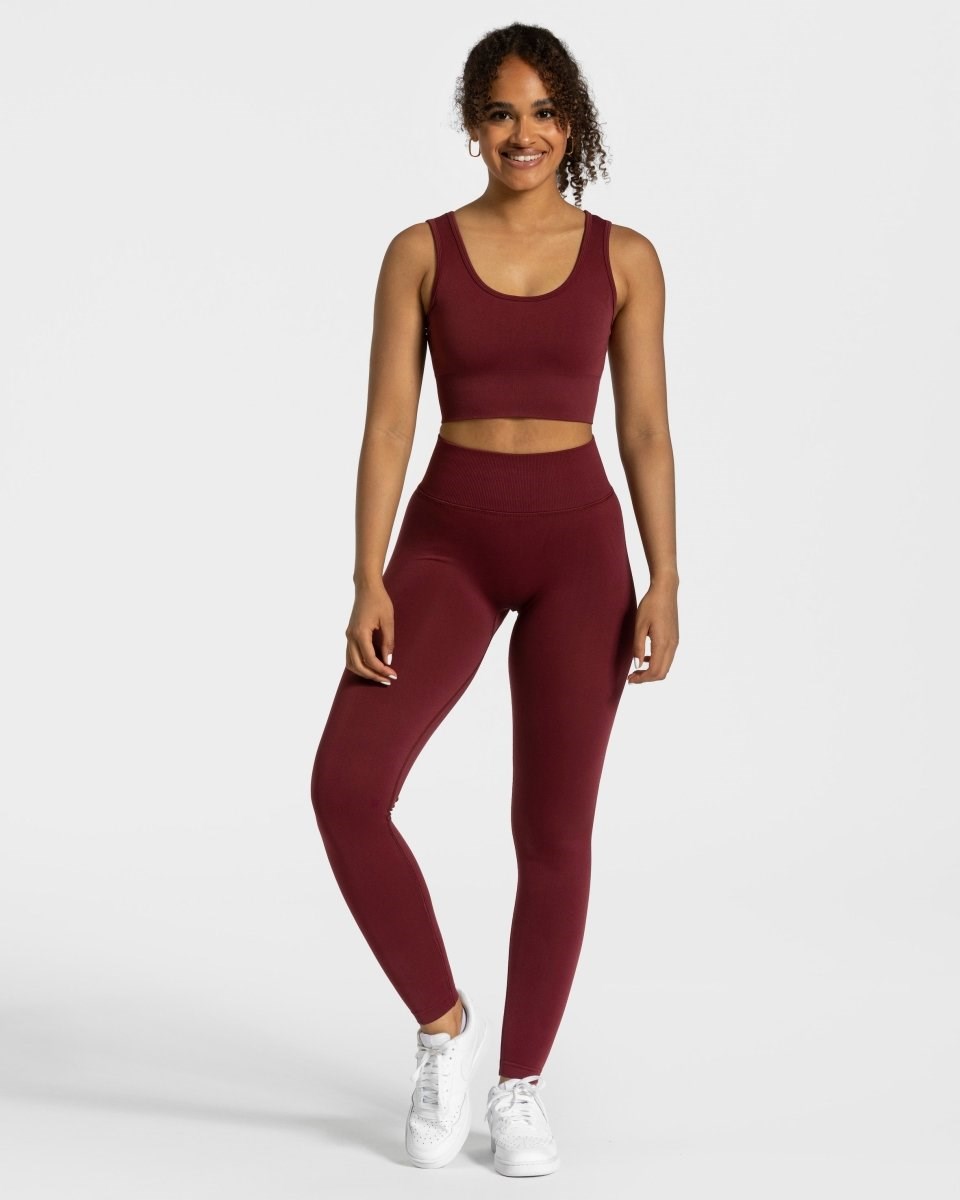 TEVEO Sensation Leggings Červené | DZOM-93482