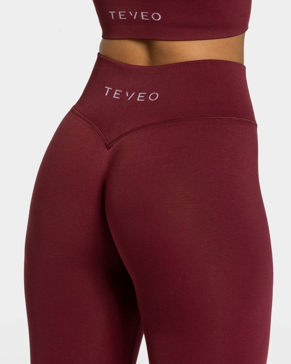 TEVEO Sensation Leggings Červené | DZOM-93482