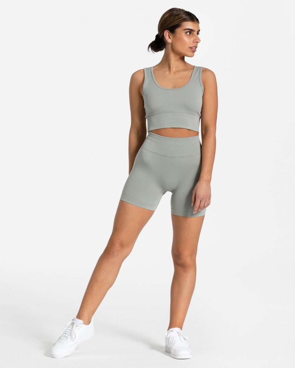 TEVEO Sensation Mini Shorts Gray | RDUC-87256