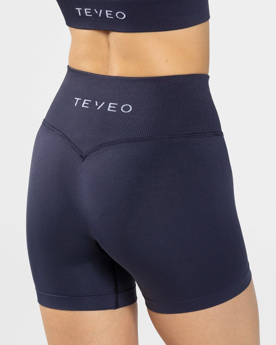 TEVEO Sensation Mini Shorts Tmavě Blankyt | OUMF-76584