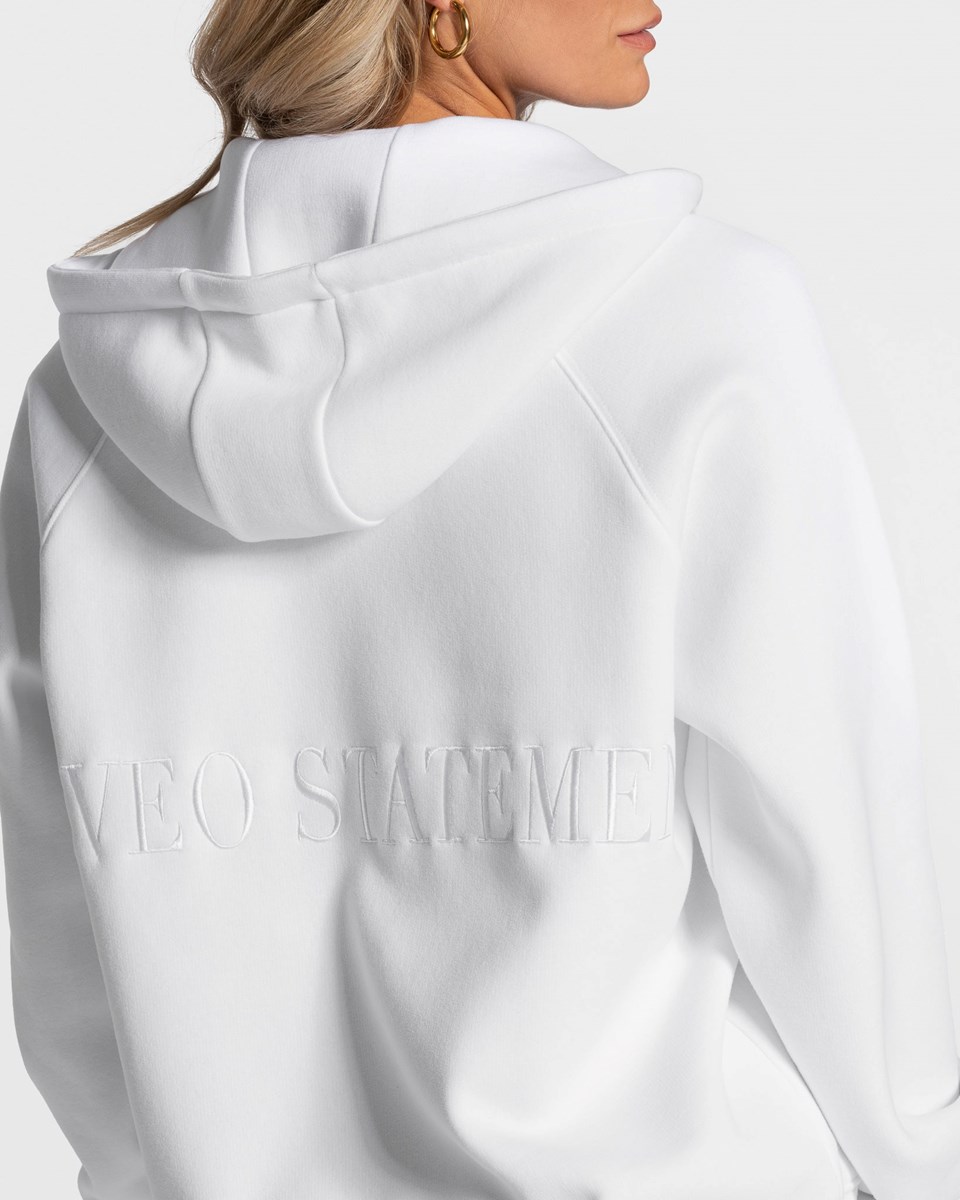 TEVEO Statement Oversized Jackets Bílé | ATWO-58672