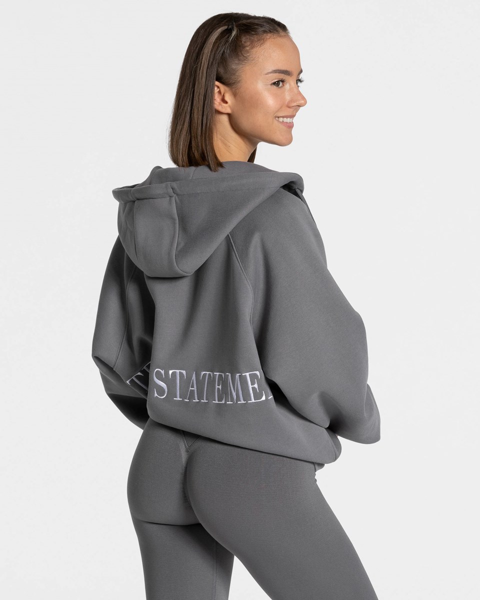 TEVEO Statement Oversized Jackets Graphit | YWRJ-10482