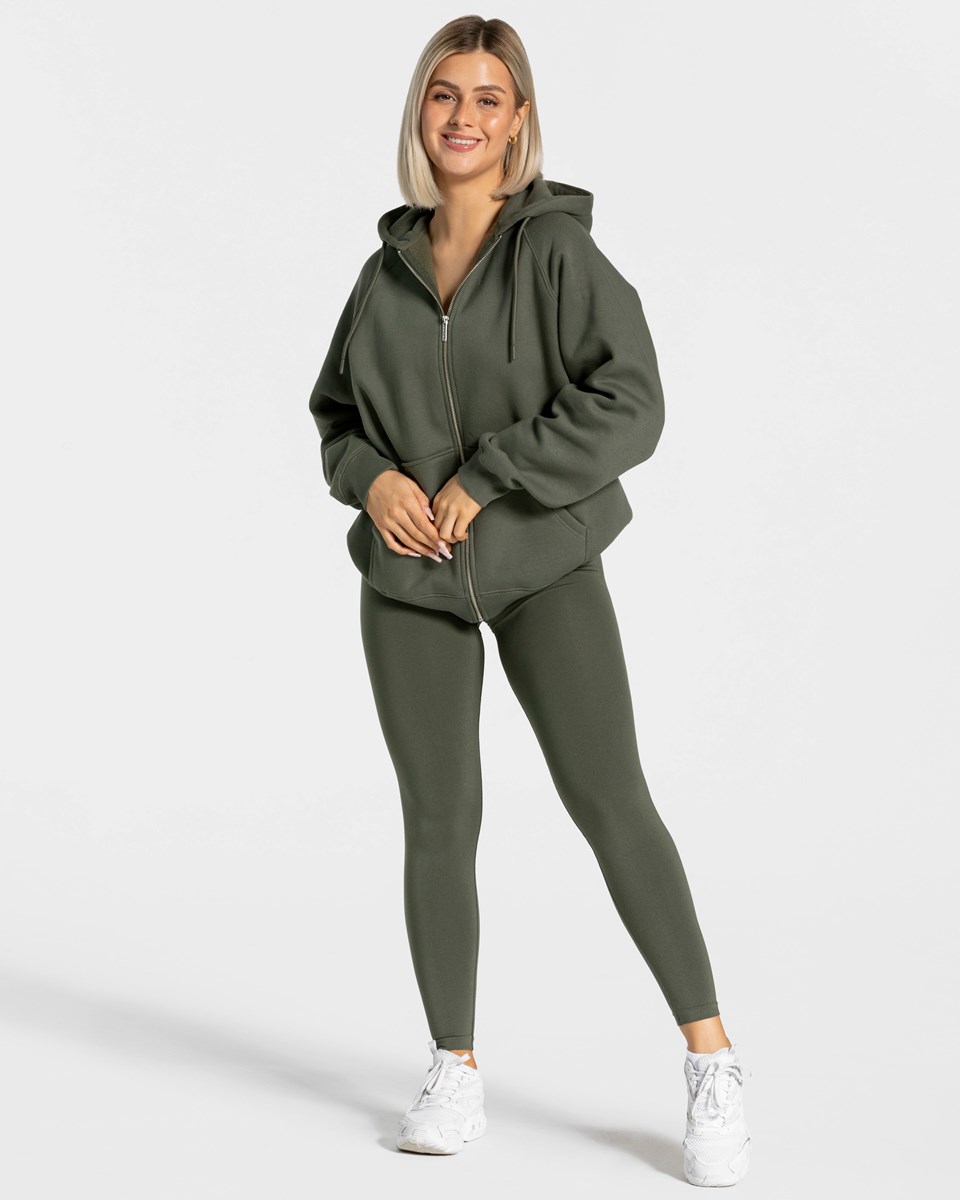 TEVEO Statement Oversized Jackets Hnědožlutý | ANLU-48257