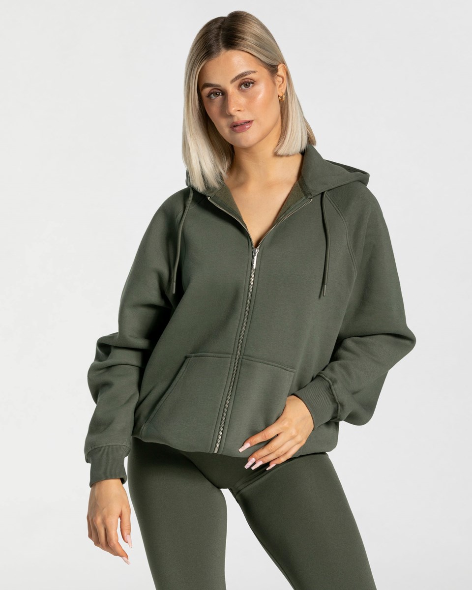 TEVEO Statement Oversized Jackets Hnědožlutý | ANLU-48257