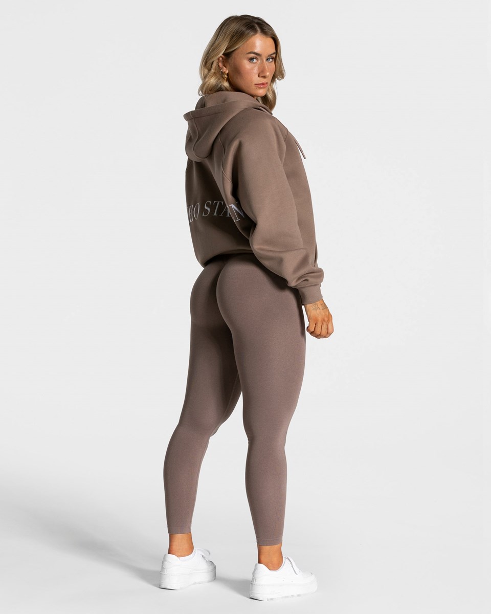 TEVEO Statement Oversized Jackets Mokka | VREQ-79214