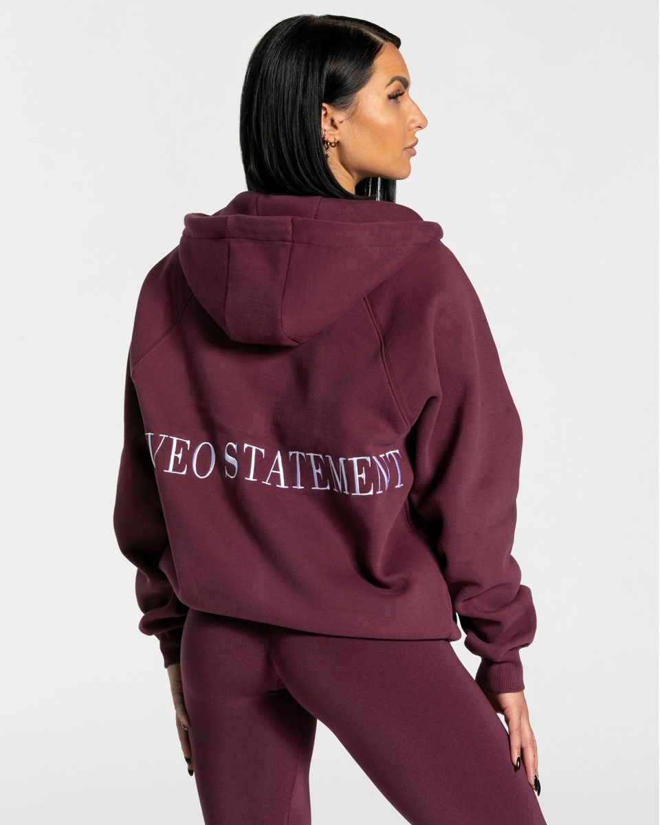 TEVEO Statement Oversized Jackets Pflaume | QBGE-47903