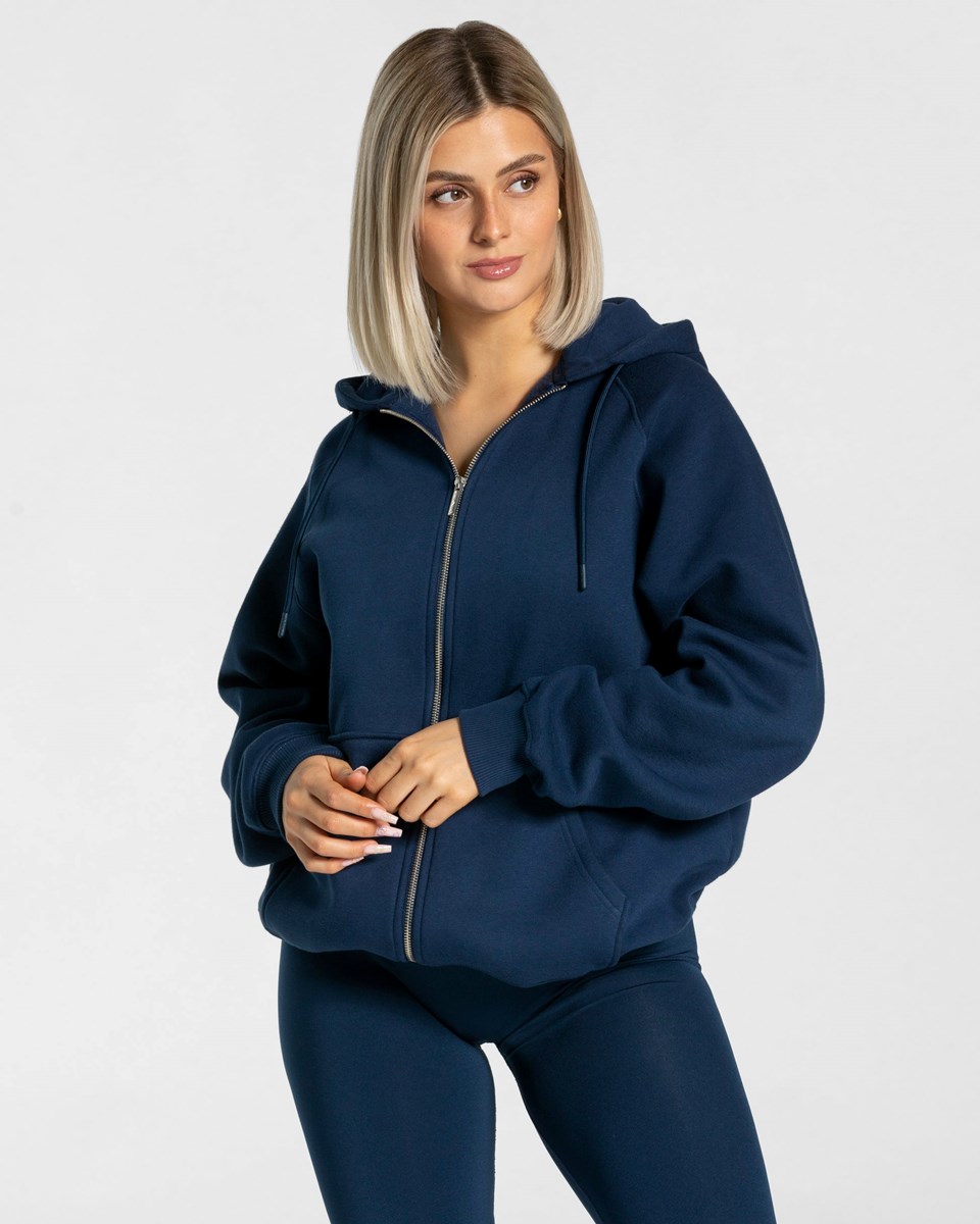 TEVEO Statement Oversized Jackets Tmavě Blankyt | LSTD-45293