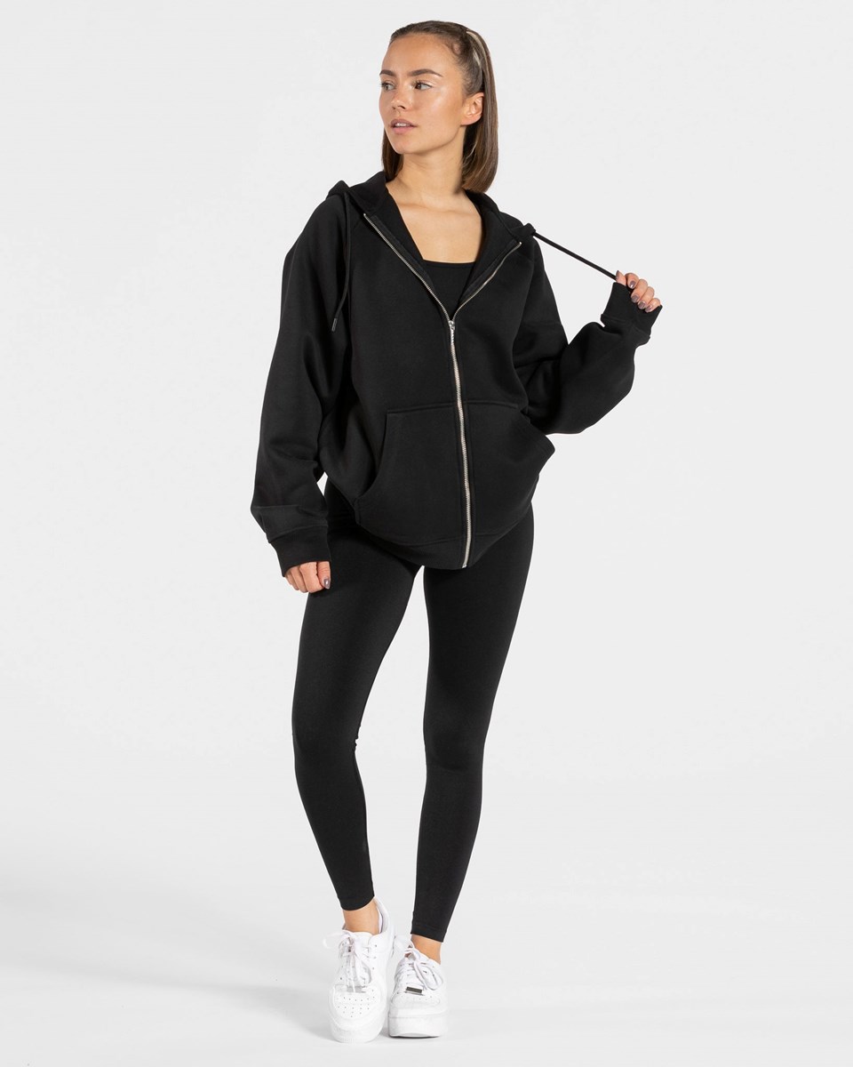 TEVEO Statement Oversized Jackets Černé | MADS-45297