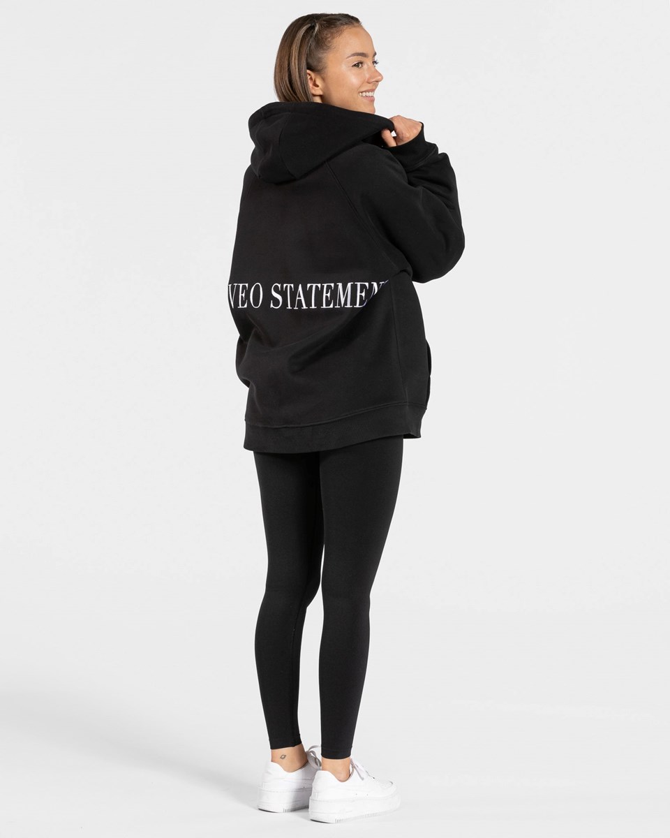TEVEO Statement Oversized Jackets Černé | MADS-45297