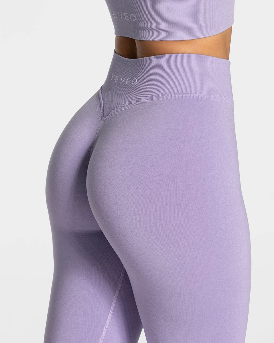 TEVEO Statement Scrunch Leggings Flieder | MHBG-50481