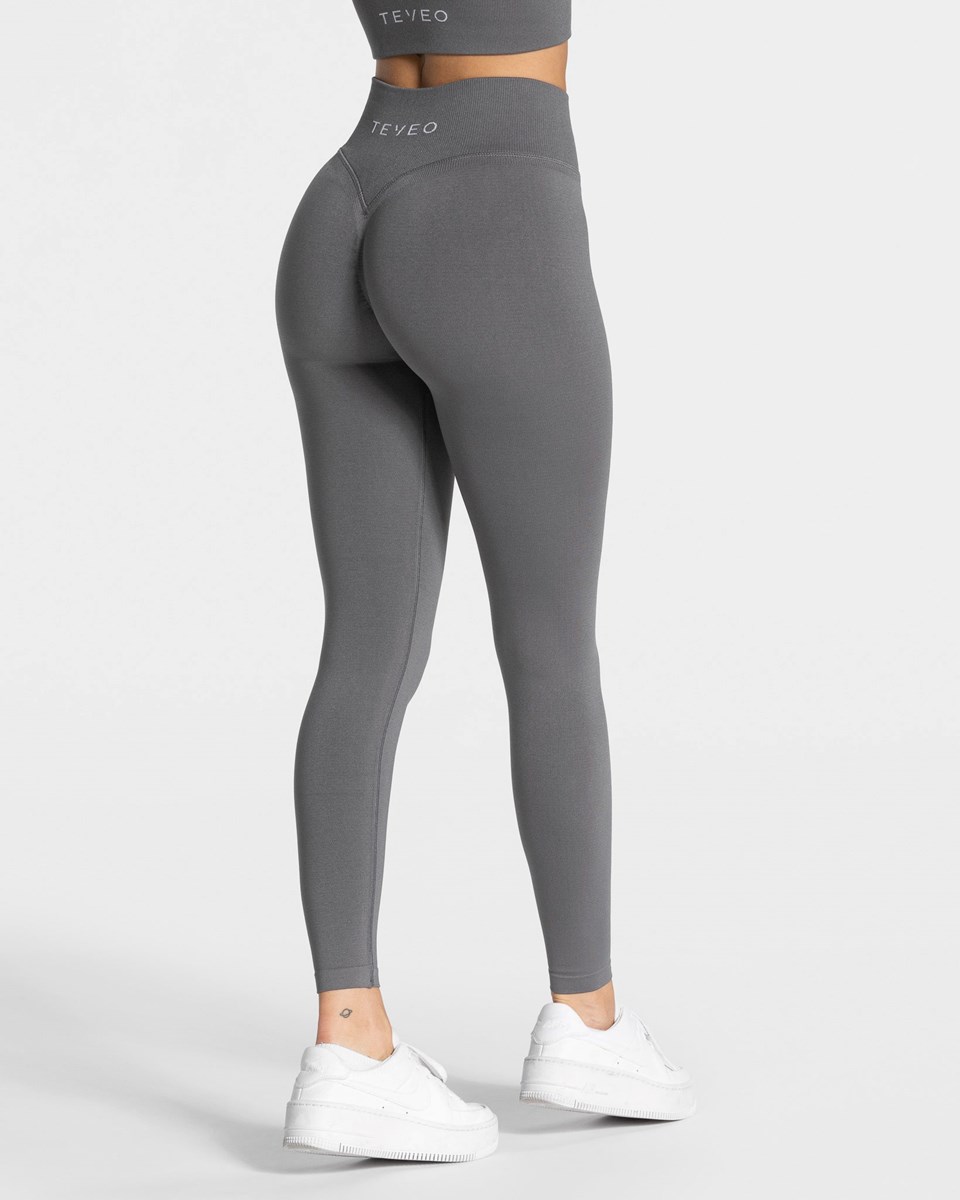 TEVEO Statement Scrunch Leggings Graphit | GUCD-42578