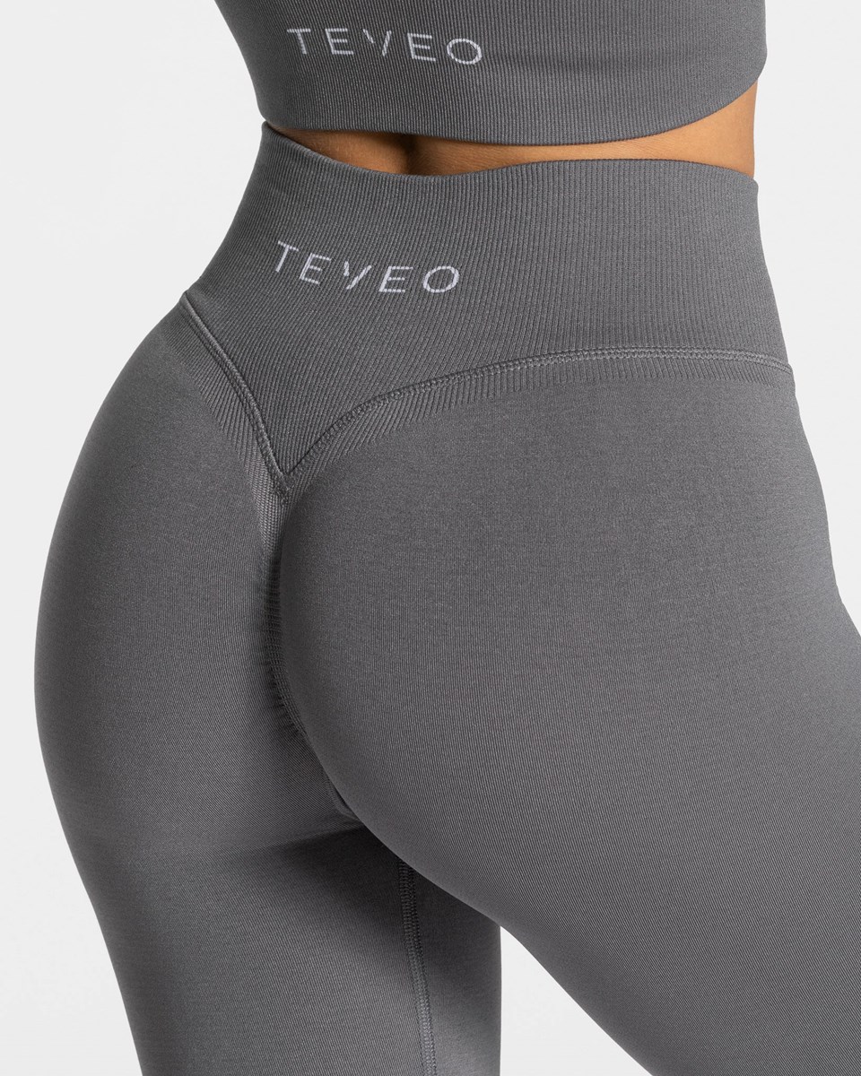 TEVEO Statement Scrunch Leggings Graphit | GUCD-42578