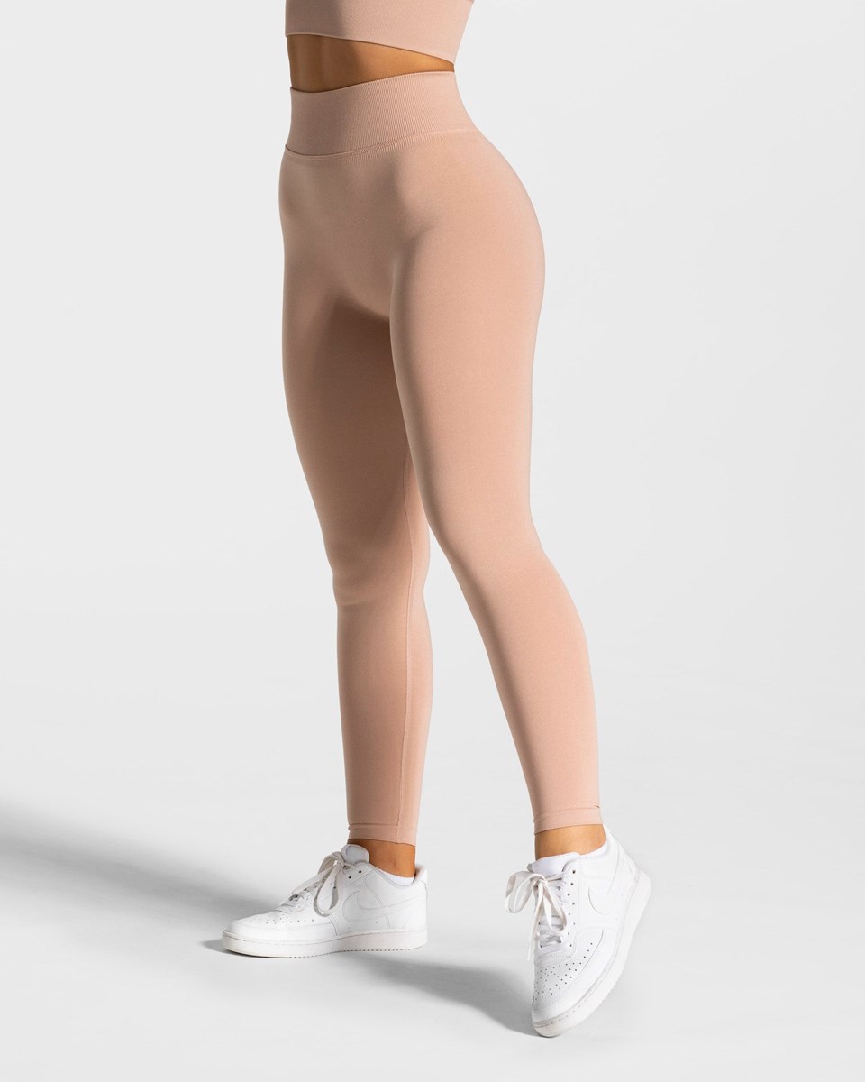 TEVEO Statement Scrunch Leggings Růžové | ELPT-29578