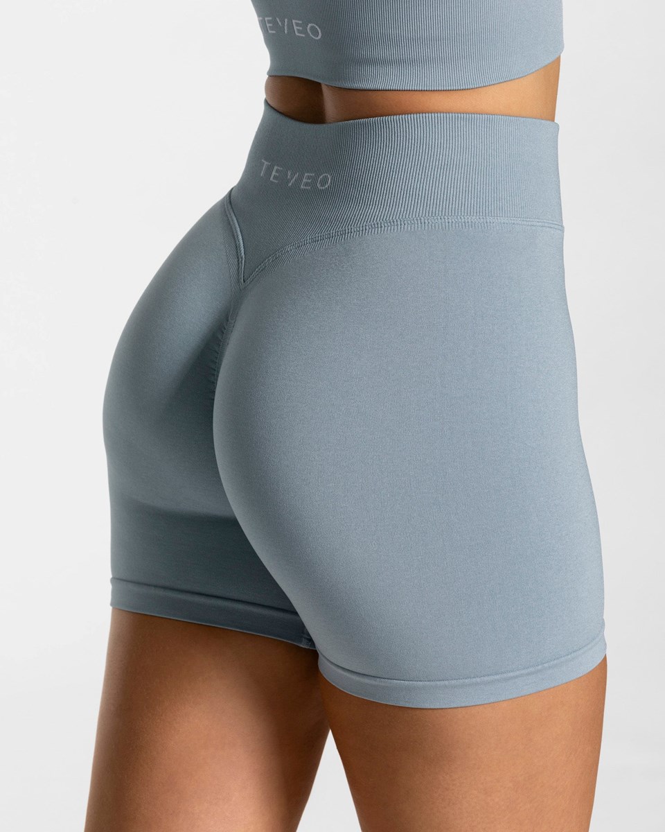 TEVEO Statement Scrunch Shorts Blankyt | IUGB-37916
