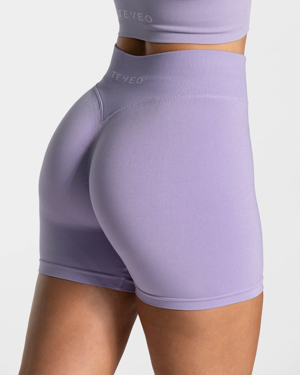 TEVEO Statement Scrunch Shorts Flieder | XVTK-24086