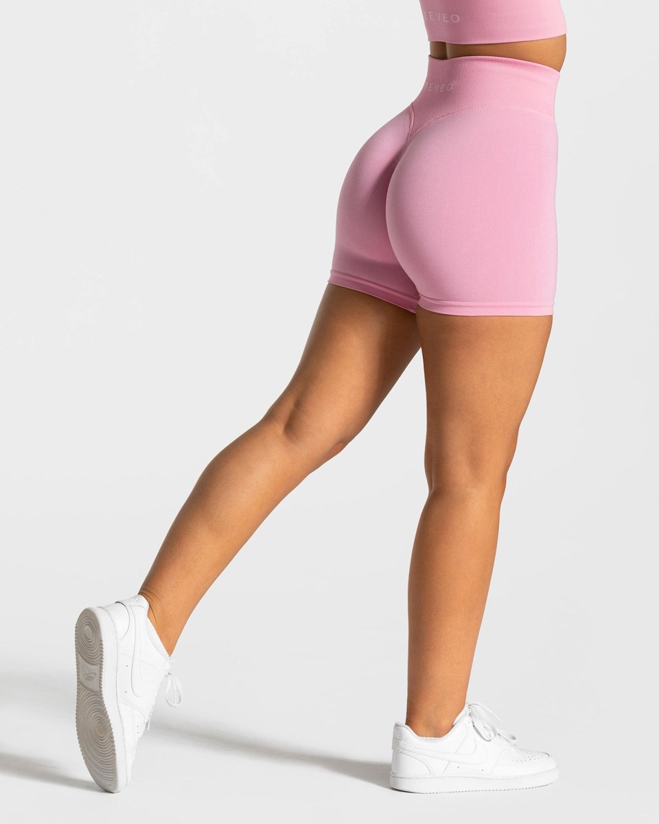 TEVEO Statement Scrunch Shorts Růžové | QDXZ-43879