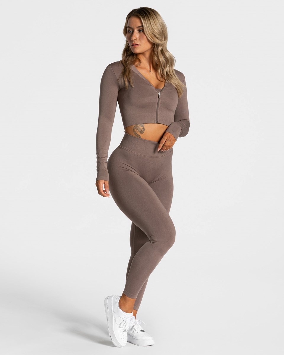 TEVEO Statement Zip Jackets Mokka | OESG-26985