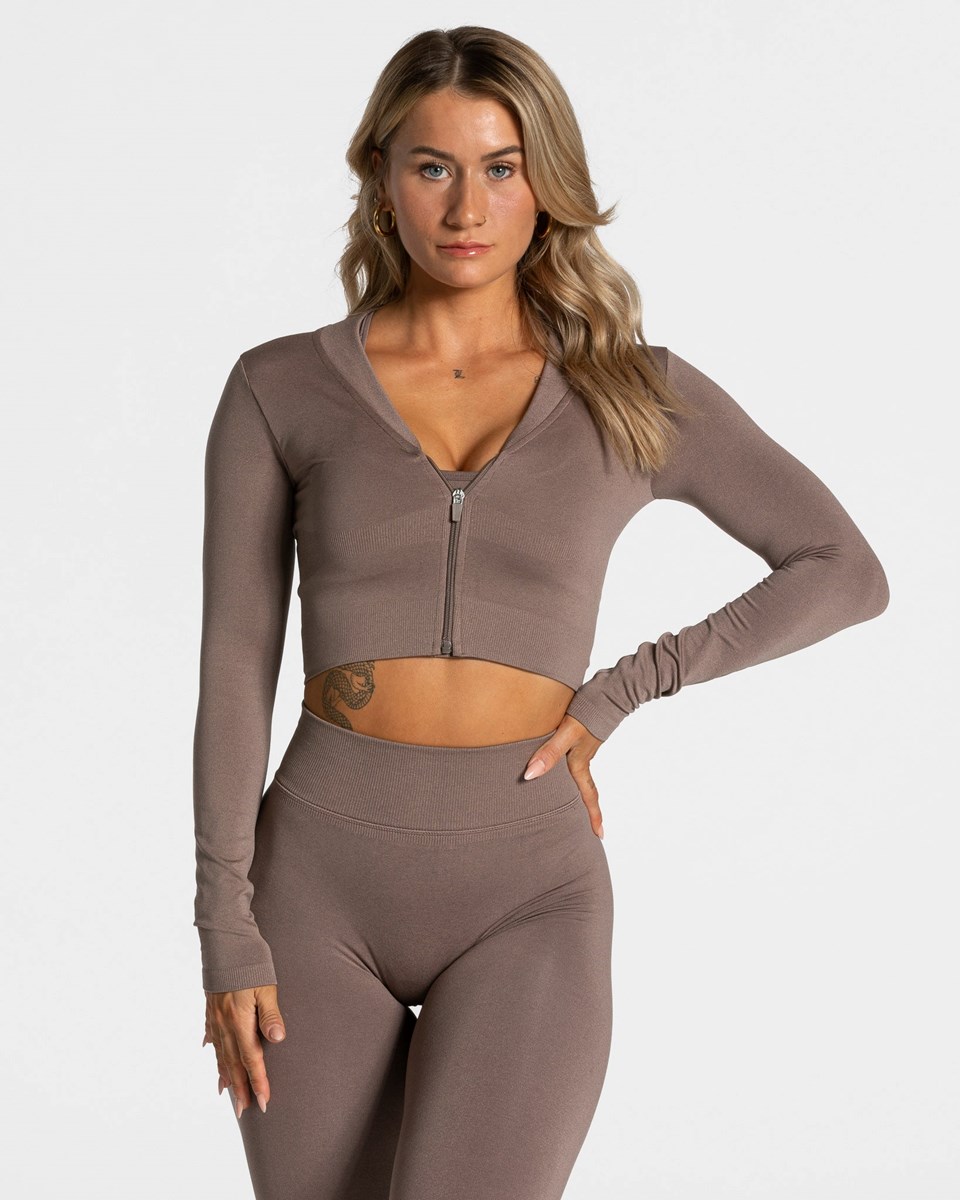 TEVEO Statement Zip Jackets Mokka | OESG-26985