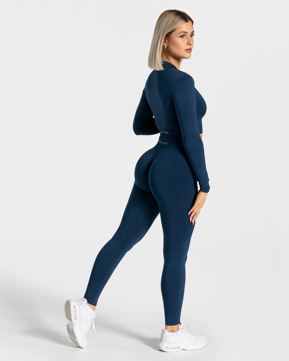 TEVEO Statement Zip Jackets Tmavě Blankyt | LRMA-91730