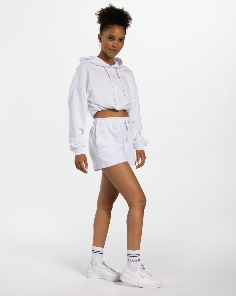 TEVEO TEVEO Crew Socken (2er) Bílé | XVAP-75298