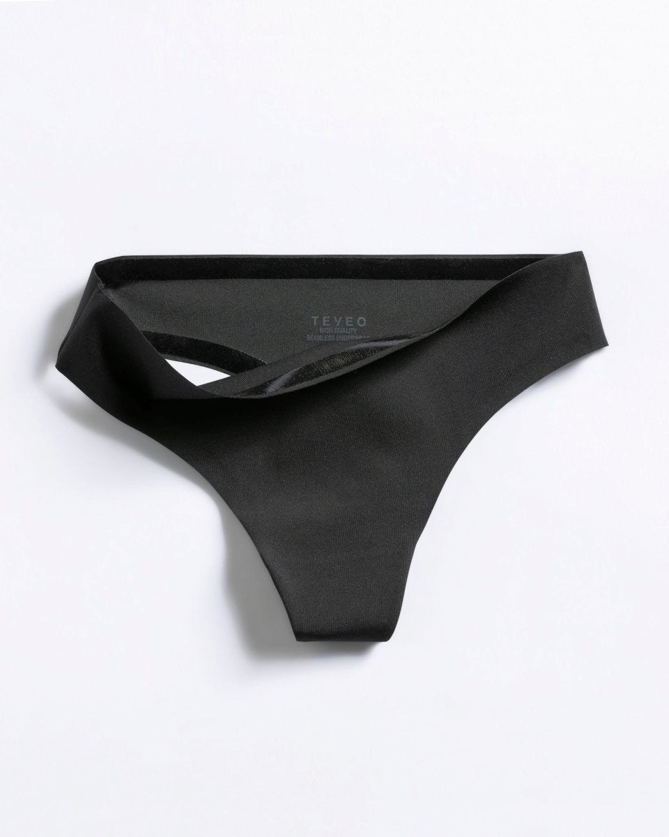 TEVEO TEVEO Seamless Tanga (2er) Černé | YUSO-76198