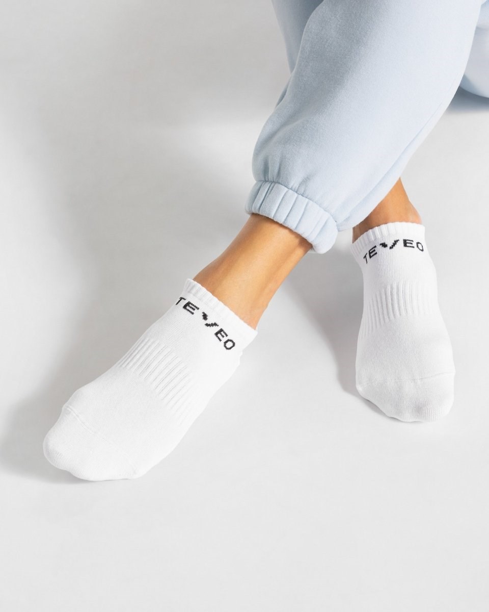 TEVEO TEVEO Sportovní Socken (2er) Bílé | FAXL-07349