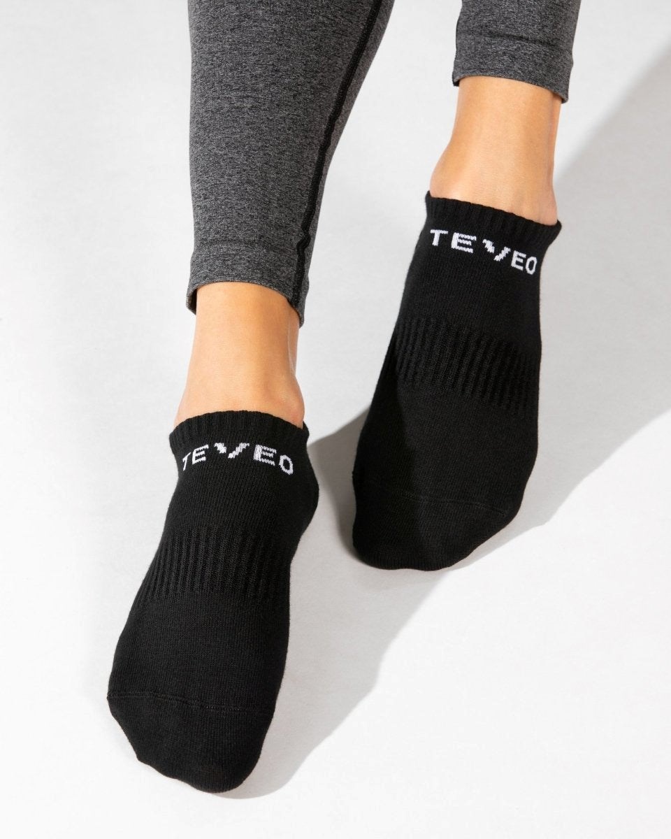 TEVEO TEVEO Sportovní Socken (2er) Černé | MKFE-12785