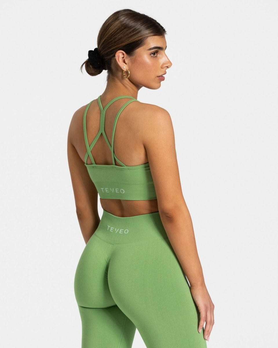 TEVEO Timeless Scrunch Bh Olivy Zelené | DQWK-69427