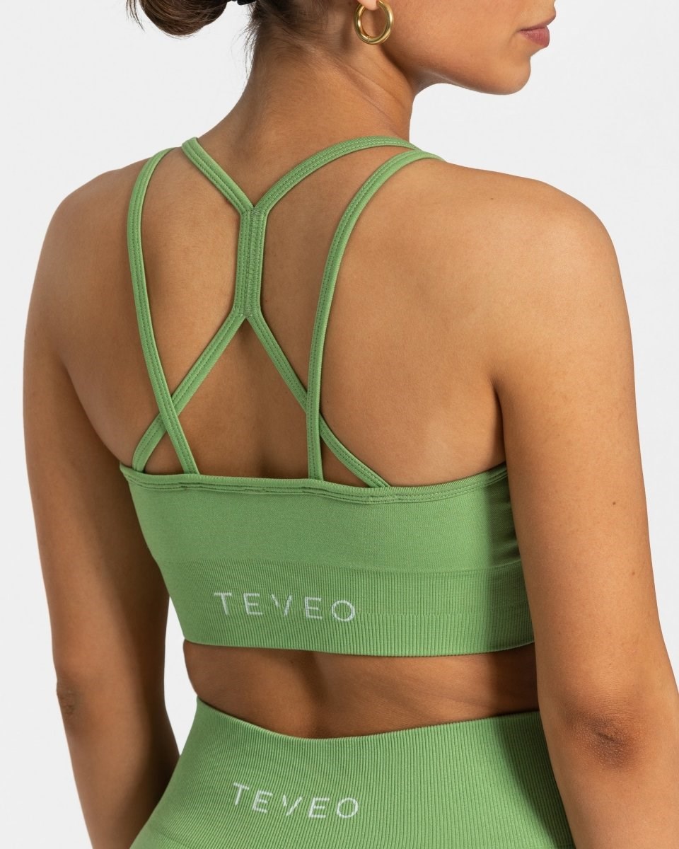 TEVEO Timeless Scrunch Bh Olivy Zelené | DQWK-69427