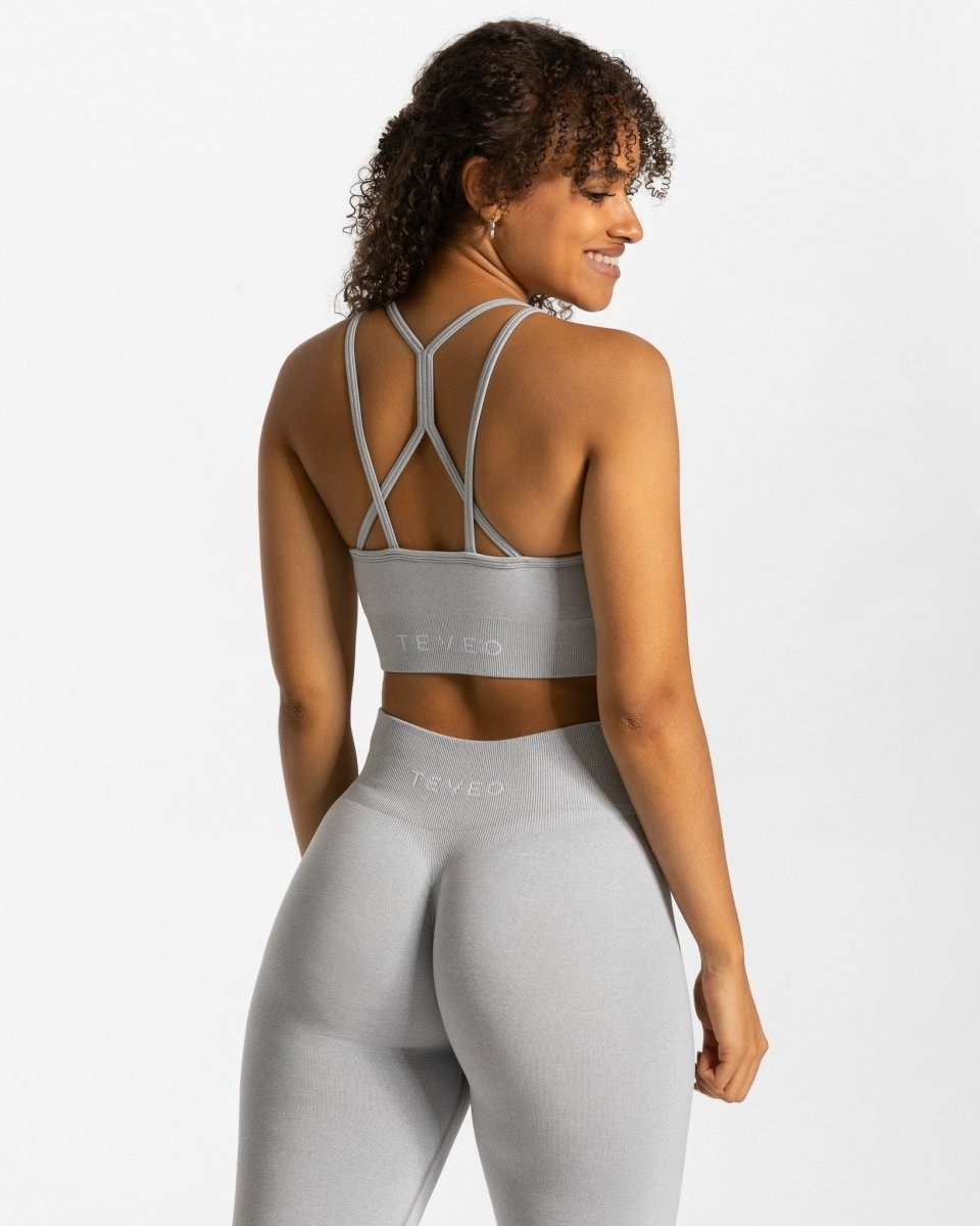 TEVEO Timeless Scrunch Bh Světle Šedé | MFYH-91058
