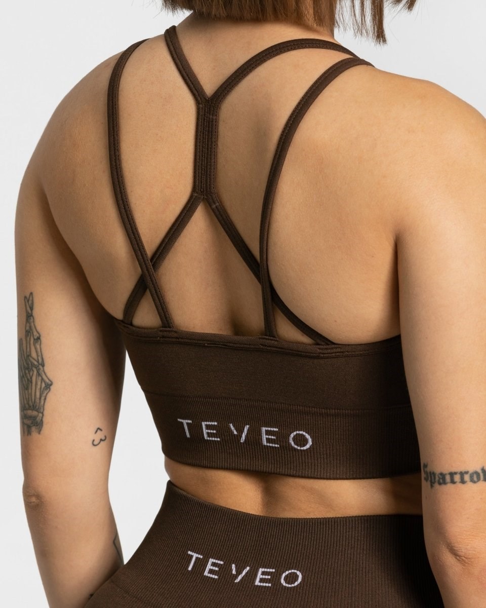 TEVEO Timeless Scrunch Bh Tmavě Hnědé | DAJT-43196