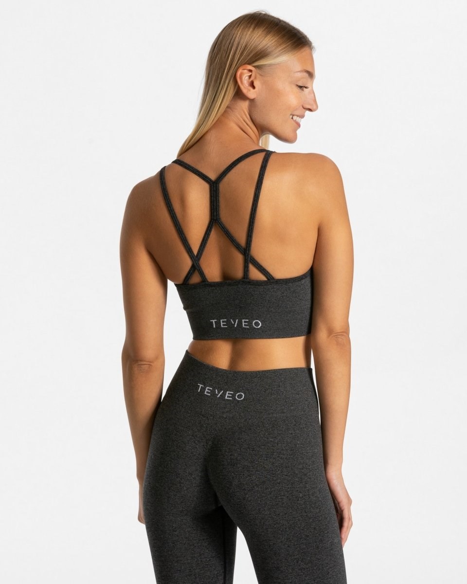 TEVEO Timeless Scrunch Bh Tmavě Šedé | PSUA-46327