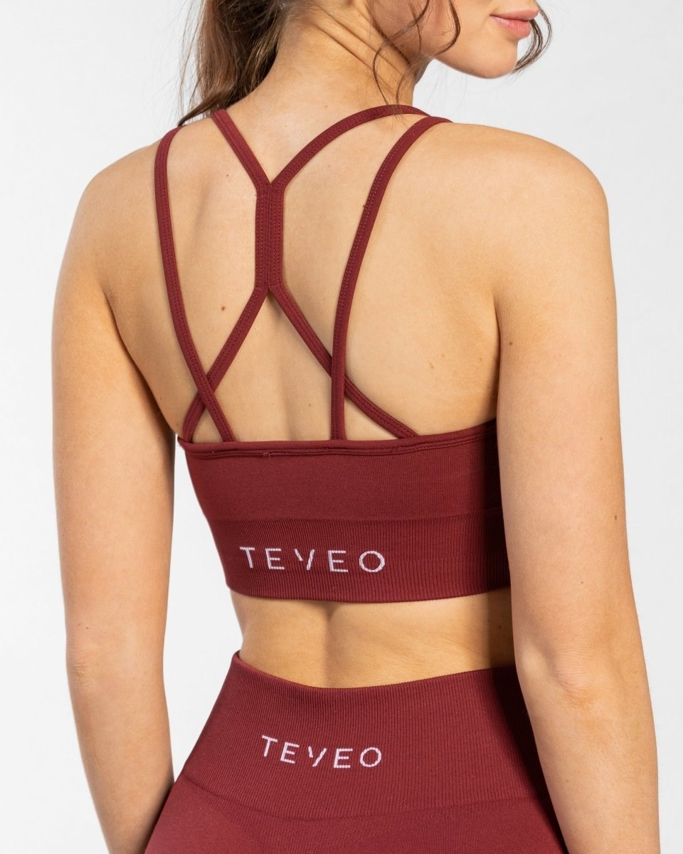 TEVEO Timeless Scrunch Bh Červené | HGXU-95638