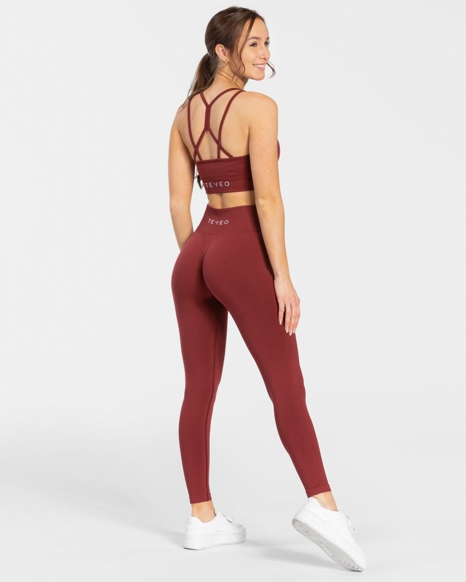 TEVEO Timeless Scrunch Bh Červené | HGXU-95638