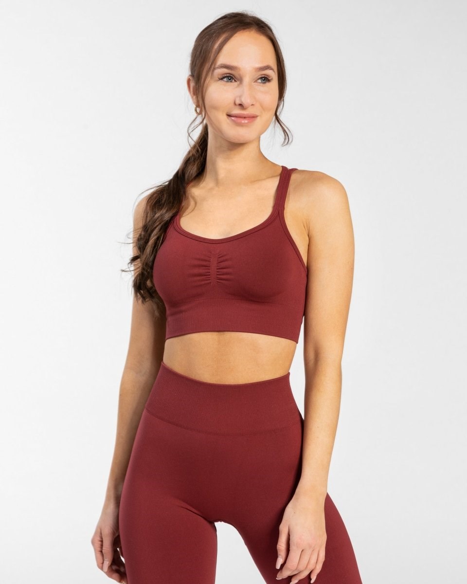 TEVEO Timeless Scrunch Bh Červené | HGXU-95638