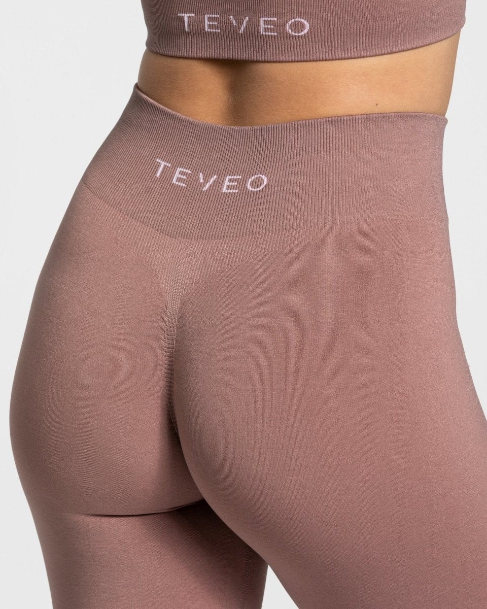 TEVEO Timeless Scrunch Leggings Růžové | GBUQ-58417