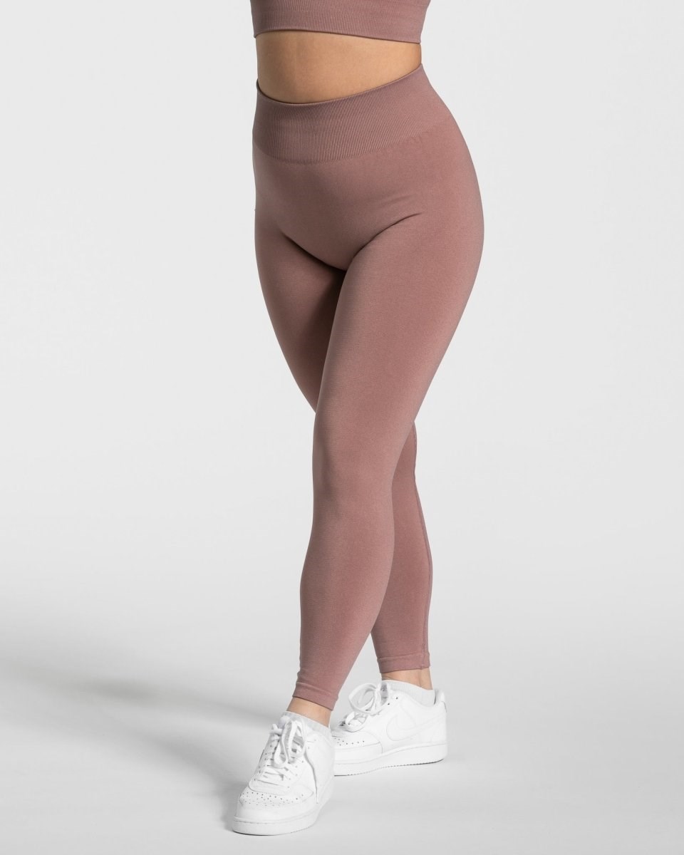 TEVEO Timeless Scrunch Leggings Růžové | GBUQ-58417