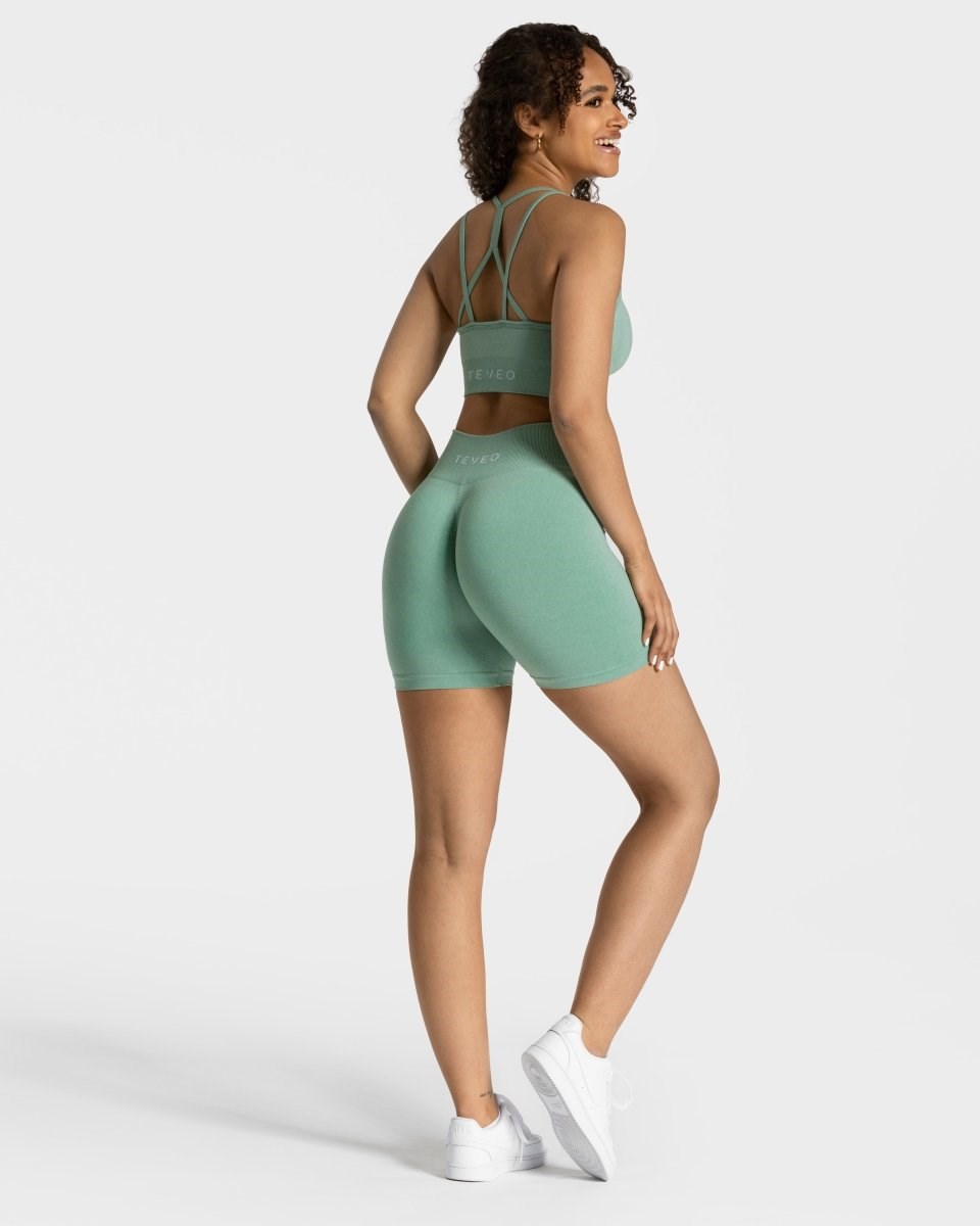 TEVEO Timeless Scrunch Shorts Salbei | JBXM-05216