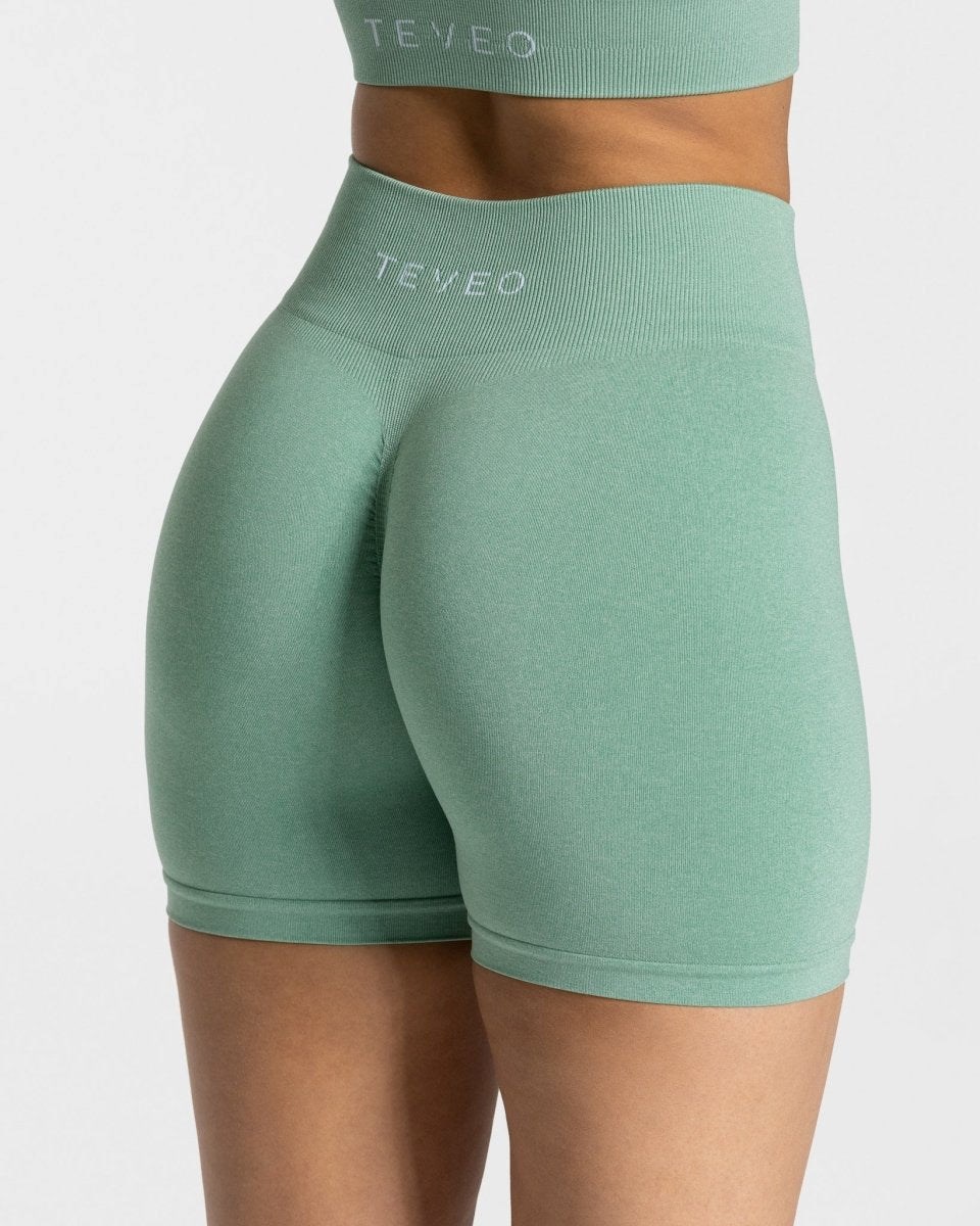 TEVEO Timeless Scrunch Shorts Salbei | JBXM-05216
