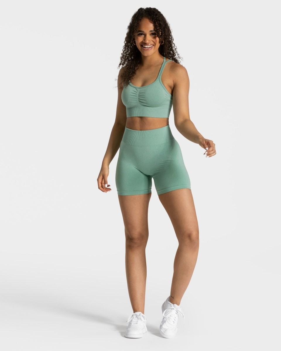 TEVEO Timeless Scrunch Shorts Salbei | JBXM-05216