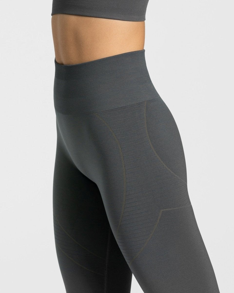 TEVEO True Leggings Tmavě Šedé | GVBY-80153