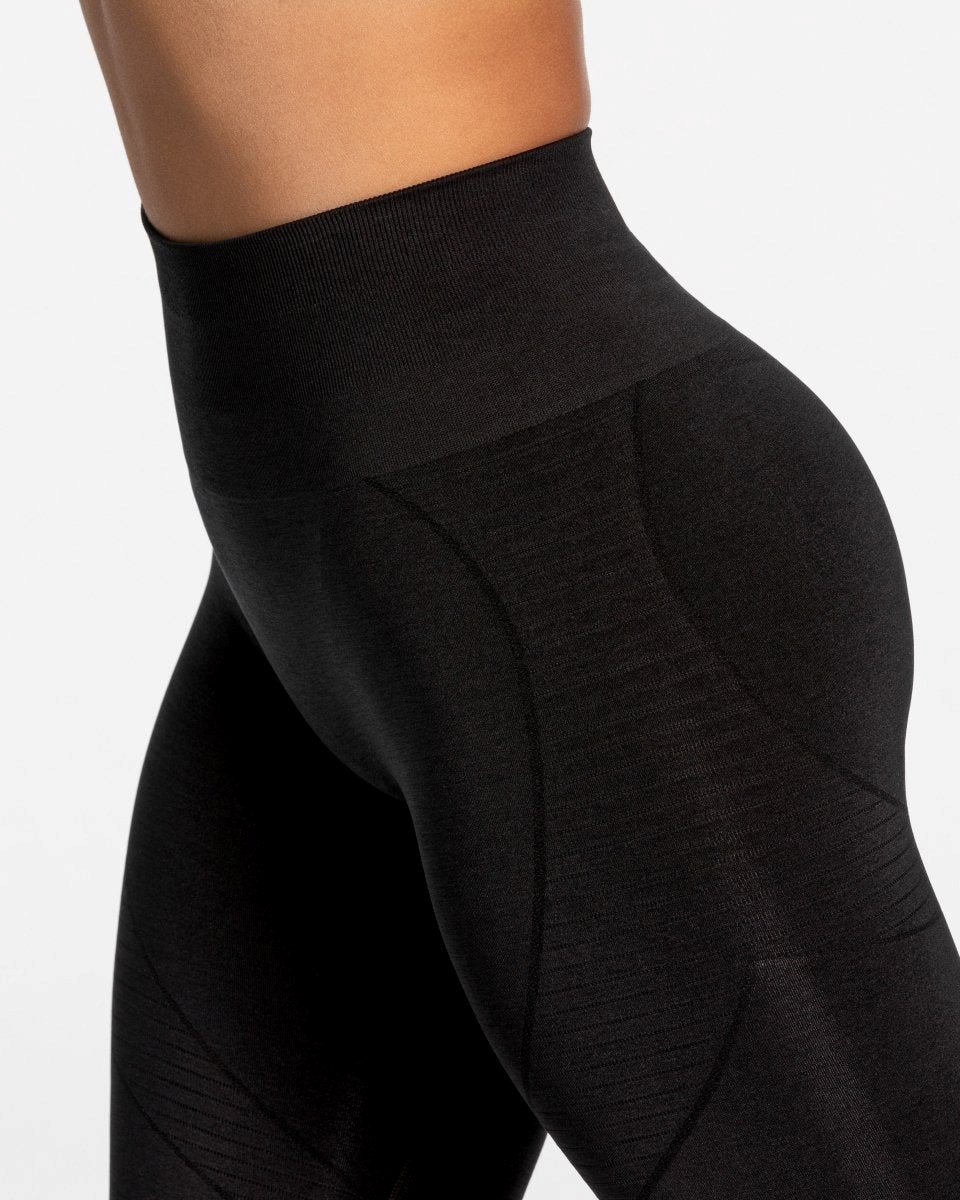 TEVEO True Leggings Černé | QFAG-61973