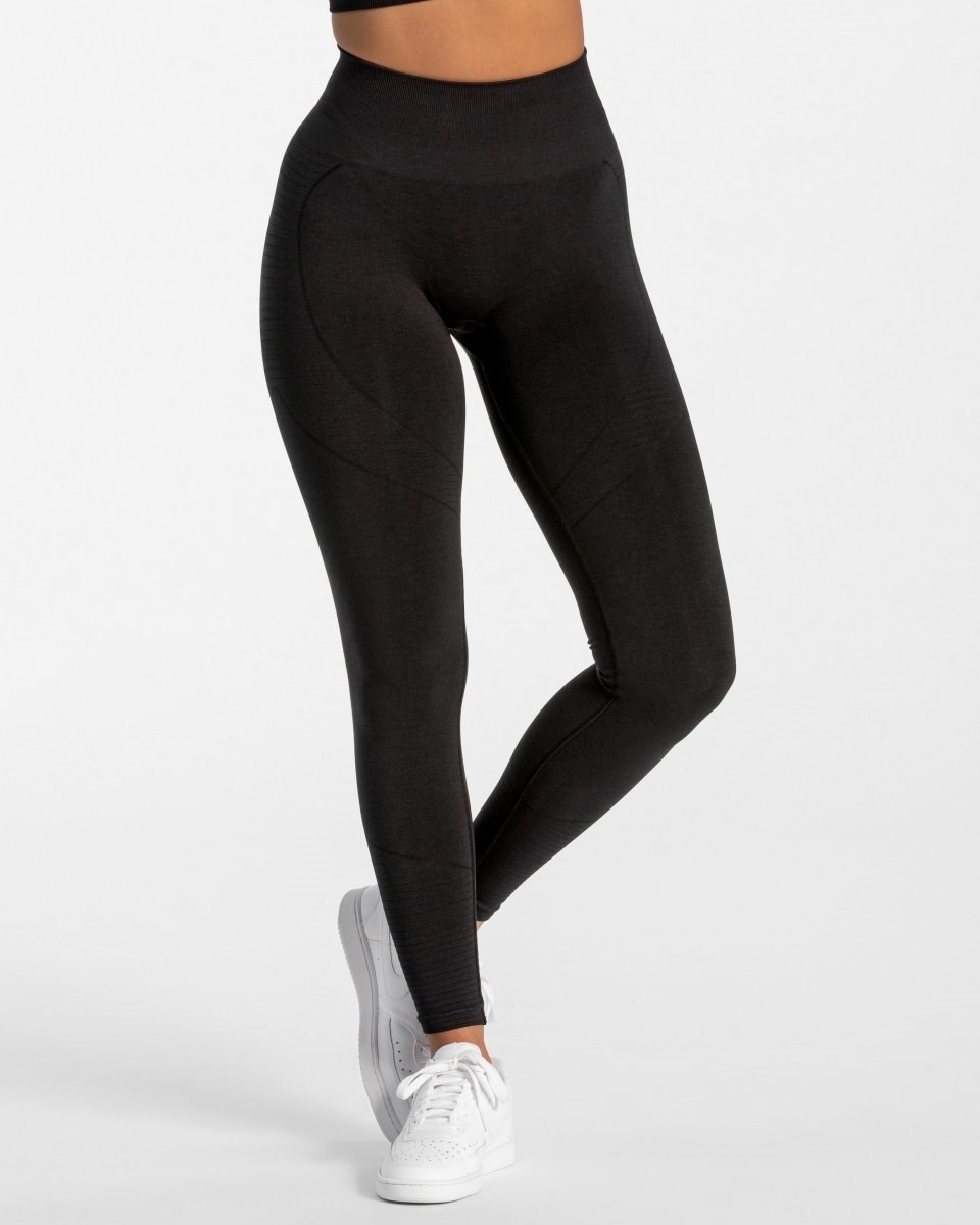 TEVEO True Leggings Černé | QFAG-61973