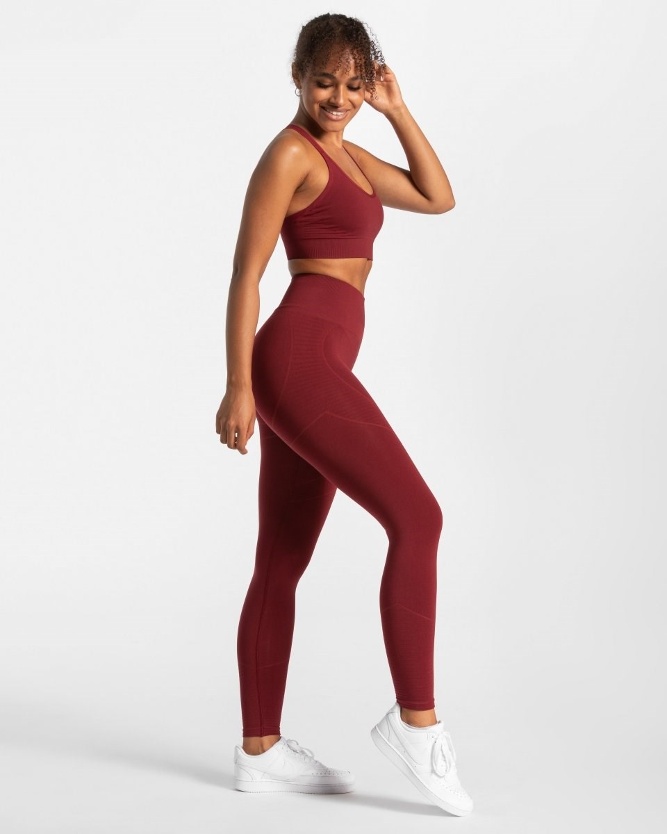 TEVEO True Leggings Červené | RTSW-37250