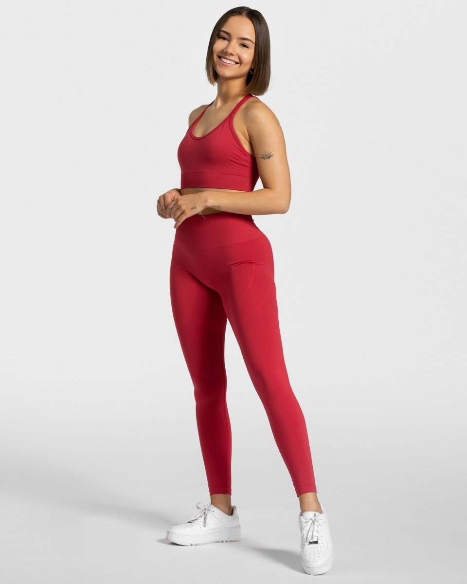 TEVEO True Leggings Červené | YMVS-35867