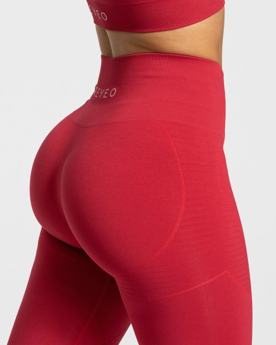 TEVEO True Leggings Červené | YMVS-35867